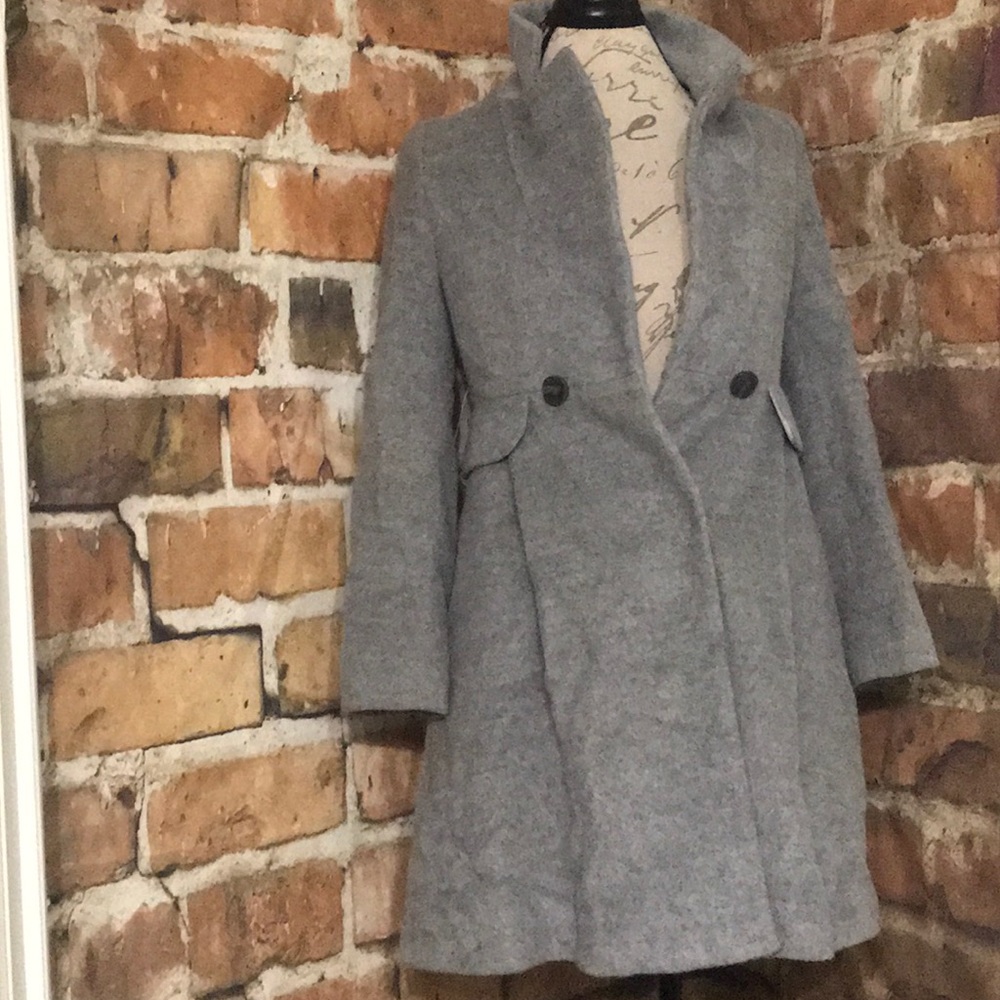 ROEM grey wool Coat